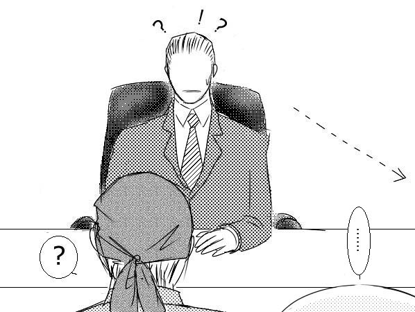 秘書たちがギース様に不気味なプレゼントを贈る漫画