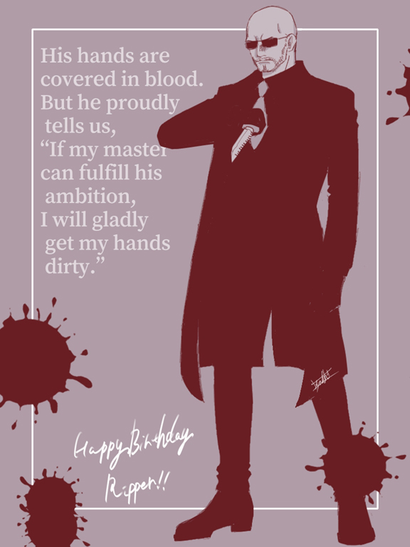 リッパー誕生日イラスト2024