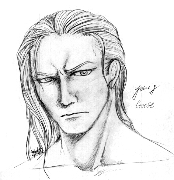 鉛筆描きギース様