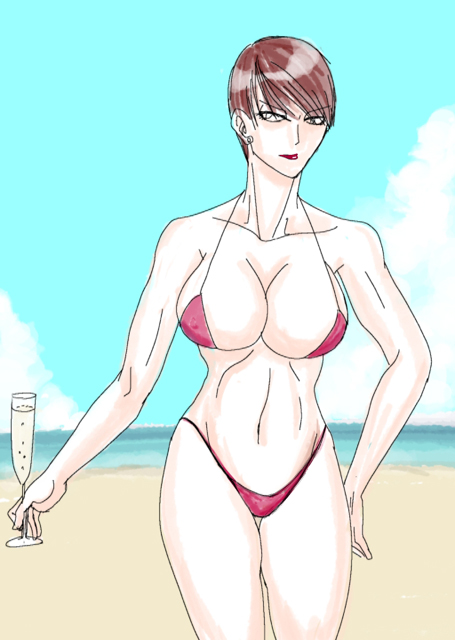 水着のバイスさん