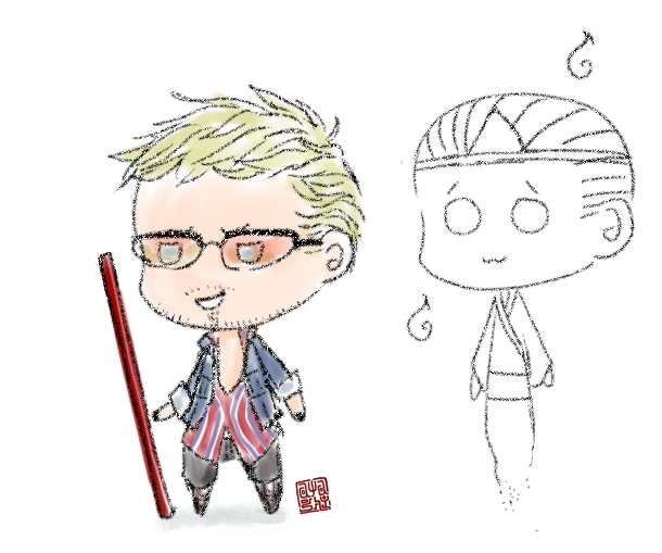 ちみキャラでCotWビリーを描く