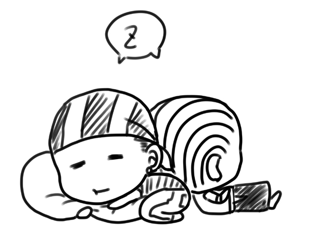 ふて寝ちみギービリ