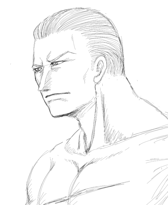 極細ペンで描くギース様