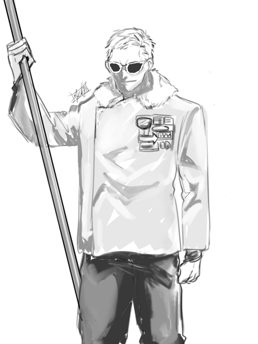 鮫肌男のミツルみたいなビリー