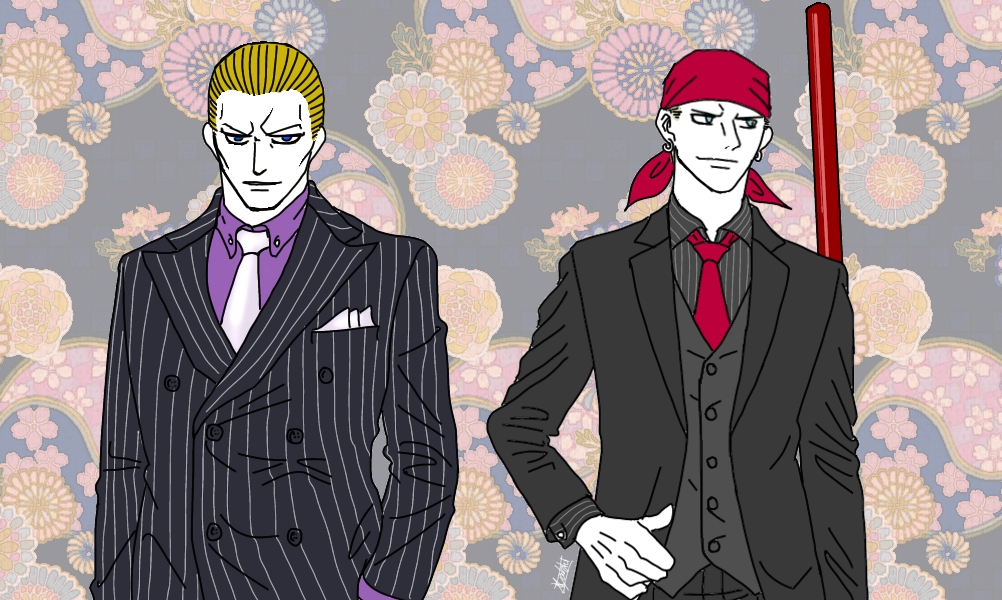 KOF15スーツのチェンジをしたギース様とビリー