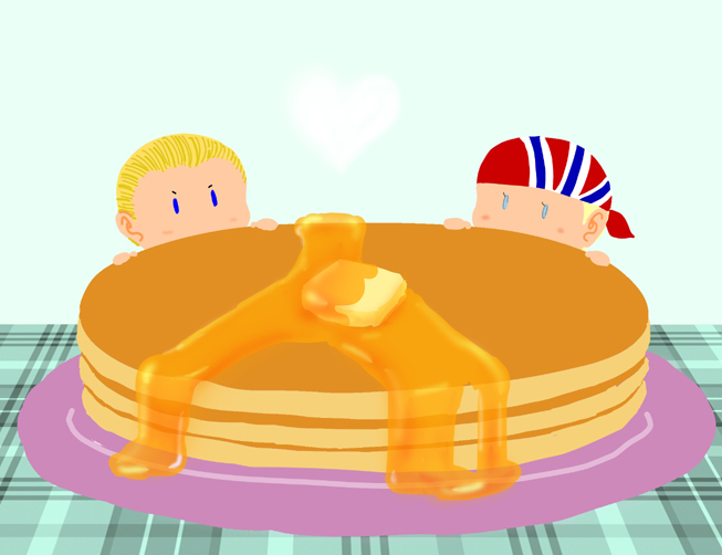 パンケーキとギービリ