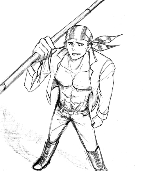俯瞰ビリー楽描き
