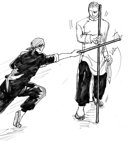ギービリ棍術対決