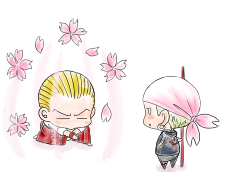桜の花でレイジングストーム
