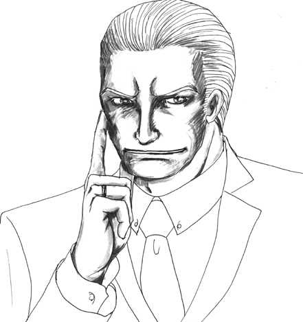 企み笑いのギース様