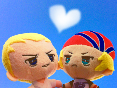 ぬいギース様とぬいビリーちゃんツーショット