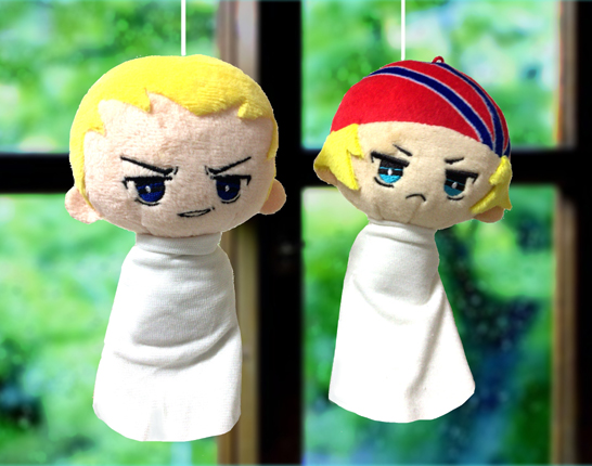 てるてるギース様とてるてるビリー